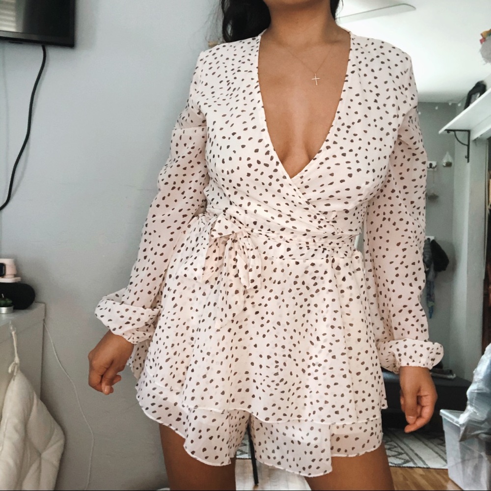 Leopard Print Romper